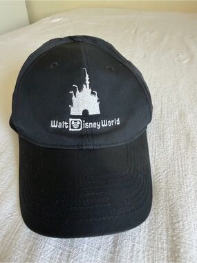 Disney Black Cap with White Castle Logo